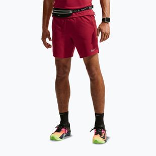 Мъжки шорти за бягане Nike Stride Dri-Fit Brief-Lined 7" tough red