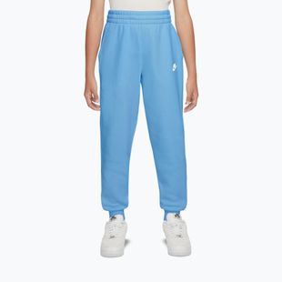Детски панталони Nike Sportswear Club Fleece football blue/white