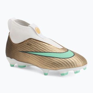 Детски футболни обувки Nike Jr. Mercurial Superfly 11 Academy "Kylian Mbappé" metallic gold/green glow