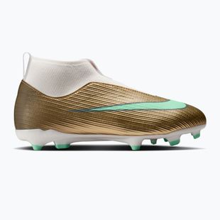 Детски футболни обувки Nike Jr. Mercurial Superfly 11 Academy "Kylian Mbappé" metallic gold/green glow