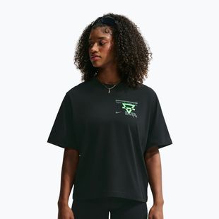 Дамска тениска за бягане Nike Swift Dri-Fit black/no color/illusion green
