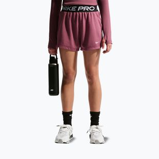 Детски къси панталони/шорти Nike Pro Fleece pink smoke/pink smoke/black/white
