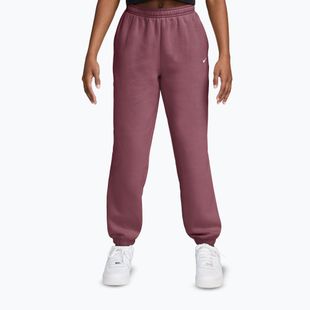 Детски панталони Nike Sportswear Studio Fleece pink smoke/white