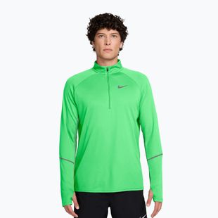 Мъжки суитшърт за бягане Nike Miler Dri-Fit UV 1/2 Zip illusion green