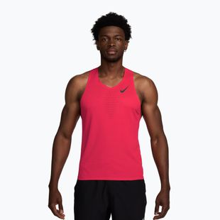 Мъжка тениска за бягане Nike AeroSwift fusion red/black