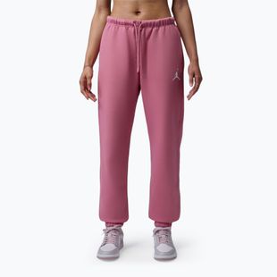 Spodnie damskie Nike Jordan Fleece desert berry/white