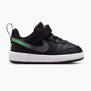 Детски обувки Nike Court Borough Low black/smoke grey/white/illusion green