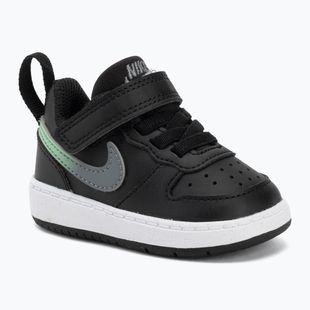 Детски обувки Nike Court Borough Low black/smoke grey/white/illusion green