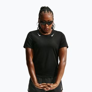Дамска тениска за бягане Nike AeroSwift black/white