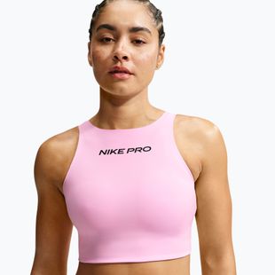 Спортен сутиен Nike Pro Sculpt pink rise/black