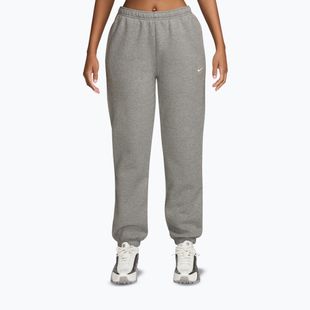 Дамски панталони Nike Studio Fleece dark grey heather/sail
