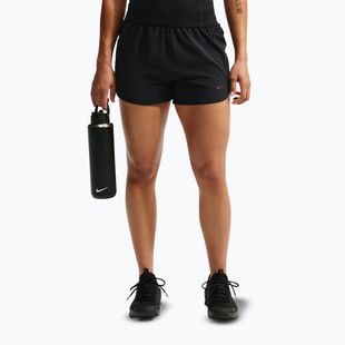 Дамски тренировъчни шорти Nike One black/black/university red