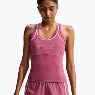 Дамска тренировъчна тениска Nike One pink smoke/pink rise/mystic dates/white