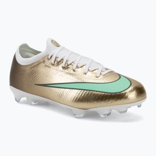 Детски футболни обувки Nike Jr. Vapor 17 Pro "Kylian Mbappé" Metallic Gold/Green Glow