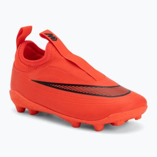 Детски футболни обувки Nike Jr. Mercurial Vapor 17 Club PS bright crimson/blur