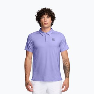 Мъжка тениска за тенис Nike Court Advantage purple pulse/gridiron