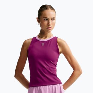 Детска тениска за тенис Nike Court Advantage true berry/white