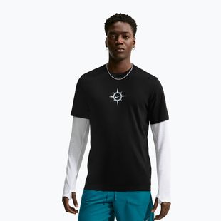 Мъжка тениска за бягане Nike Dri-Fit Graphic black/action grape
