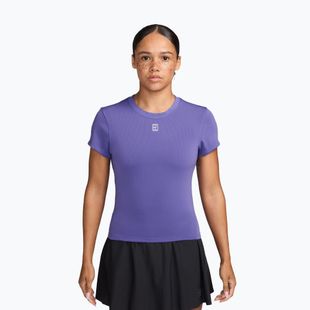 Дамска тениска за тенис Nike Court Advantage dark iris/white