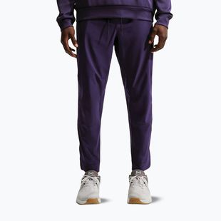 Мъжки панталони за бягане Nike Unlimited Dri-Fit Zippered Cuff Purple Dynasty/Black/Purple Dynasty