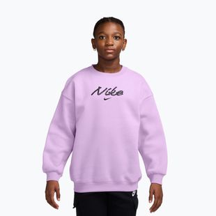 Детски суитшърт Nike Sportswear Studio violet star