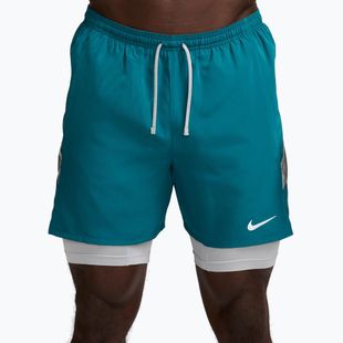 Мъжки шорти за бягане Nike Miler Dri-Fit 2in1 5" bright spruce