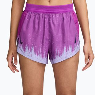 Дамски шорти за бягане Nike AeroSwift vivid purple/purple dynasty