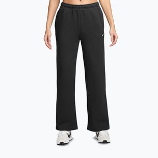 Дамски панталони Nike Studio Fleece total black/sail