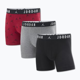 Мъжки боксерки Jordan JHM Flight Cotton Essential 3 чифта gym red