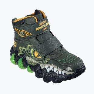 Детски ботуши за сняг SKECHERS Skech-O-Saurus Lights 2.0 green