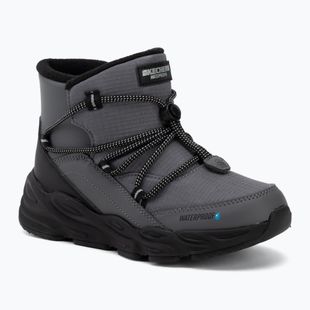 Детски зимни обувки SKECHERS Turbo Tread Storm Glider gray