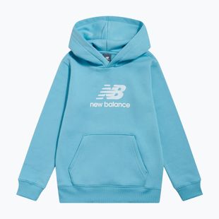 Детски суитшърт New Balance BB Stacked Logo Hoodie taffy blue