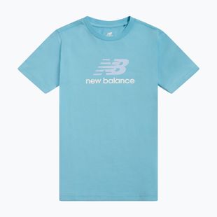 Детска тениска New Balance Jersey Stacked Logo Tee taffy blue