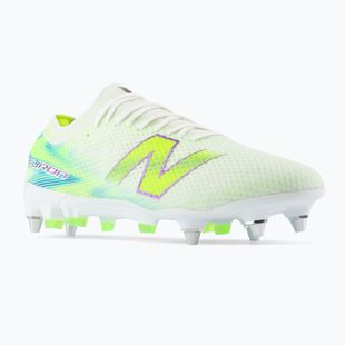 Футболни обувки New Balance Furon Elite V9 SG white/alkaline green