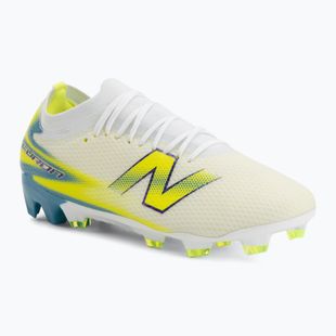Футболни обувки New Balance Furon Team V9 FG white/alkaline green