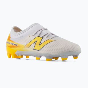 Детски футболни обувки New Balance Furon Team V9 FG fresh air/satsuma orange