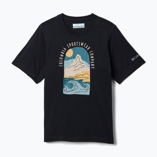 Детска тениска Columbia Valley Creek II Graphic black/cosy coastline
