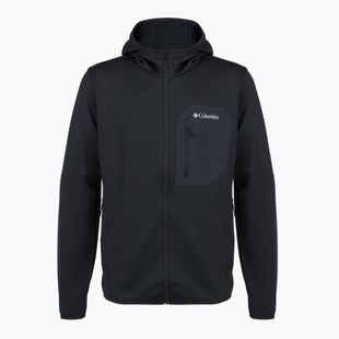 Мъжки трекинг суитшърт Columbia Tall Heights Hdd Grid Fleece Full Zip black