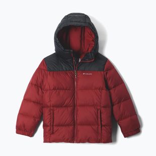 Детско ватирано яке Columbia Puffect Hooded Red Oxide/Black