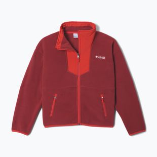 Детски поларен суитшърт Columbia Sequoia Grove Full Zip Fleece red oxide/super sonic
