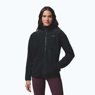 Дамски поларен суитшърт Columbia Pacific Arch 200 Hooded Full Zip Fleece Black