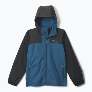 Детско яке за дъжд Columbia Rainy Trails III Fleece Lined phoenix blue/black