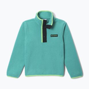 Детски поларен суитшърт Columbia Halvetia II Half Snap Fleece teal/black