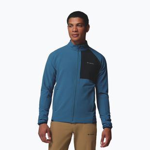Мъжки поларен суитшърт Columbia Superior Summit Grid Full Zip phoenix blue