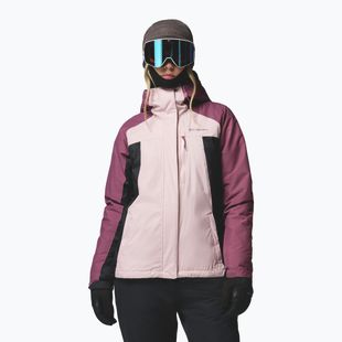 Дамско скиорско яке Columbia Snowy Summit Ins mineral pink/black/antique mauve x dye