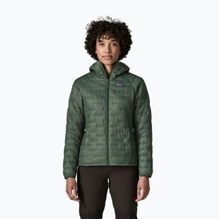 Дамско ватирано яке Patagonia Micro Puff Hoody canopy green