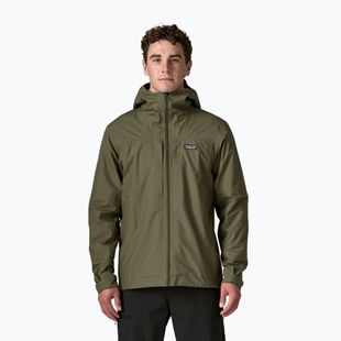 Мъжко яке за дъжд Patagonia Insulated Boulder Fork Rain basin green
