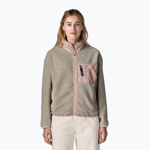 Дамски поларен суитшърт Patagonia Synchilla oatmeal heather w/pink frost