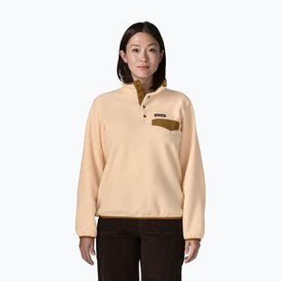 Дамски поларен суитшърт Patagonia Lightweight Synchilla Snap-T Pullover natural