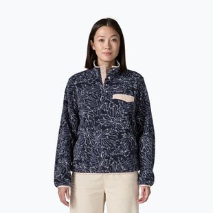 Дамски поларен суитшърт Patagonia Lightweight Synchilla Snap-T Pullover saxifrage: sunken blue